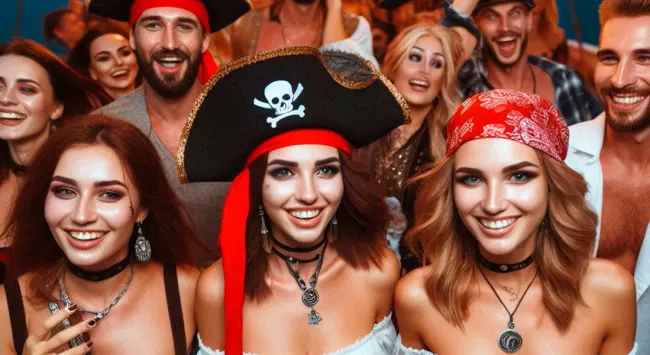 Пиратская вечеринка на теплоходе Дагомыс